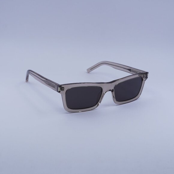 Saint Laurent SL461 BETTY 014 Rectangle Sunglasses - Brown/Black - Picture 1 of 13